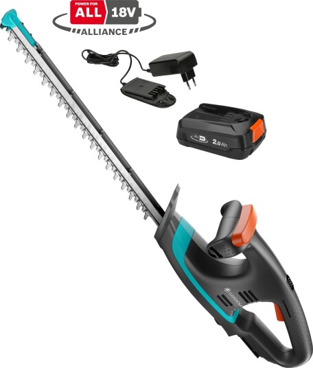 Gardena Häcksax EasyCut 40/18V P4A komplett (2,0 Ah batteri + standardladdare)