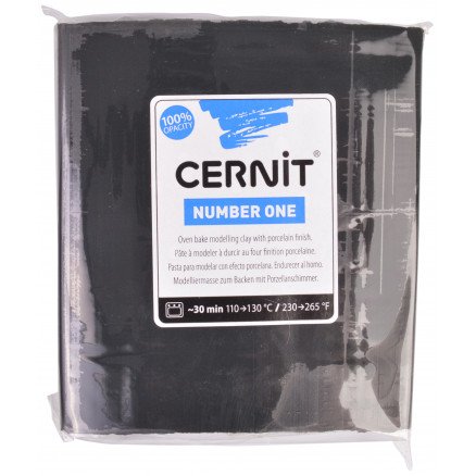 Cernit Modelleire Unicolor 041 Svart 250g