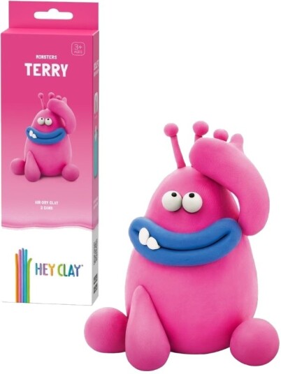Hey Clay Monsters Terry Modelleringsleire 3 Bokser Hey Clay Monsters Terry Modelleringsleire 3 Bokser