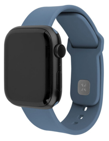 FIXED Sporty Silikonreim til Apple Watch 42/44/45/46mm Grønn/Blå