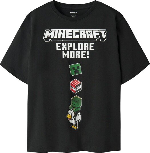 Name It T skjorte NkmJulio Minecraft Svart Name It 9 10 år (134 140) T skjorte