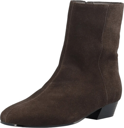 Bianco Biaevie Zip Boot Suede Brown 36