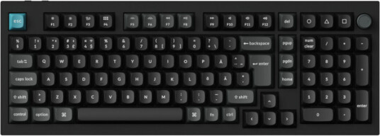 Keychron Q5 Ultra 8K svart Silk Pom Banana