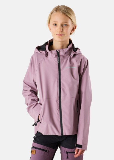 Swedemount Orust Rain Jacket Jr Pale Mauve 140 Regnjakker