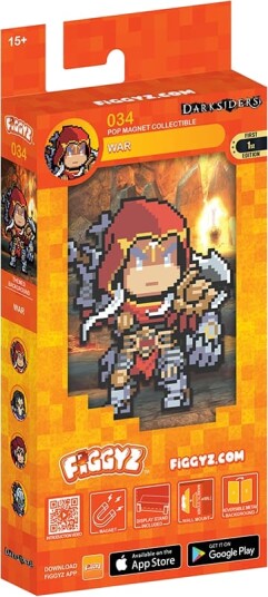 First 4 Figures pixel art magnetisk actionfigur War