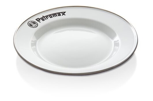 Petromax Enamel Plates 2 Pieces White