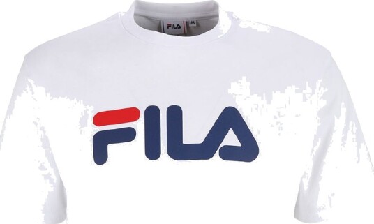 Fila T skjorte Bellano Bright White Fila 16 18 år 176 188 T skjorte Hvit