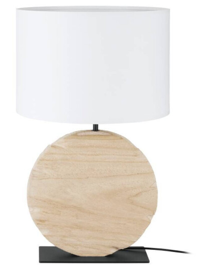 Contessore Bordlampe E27 Tre/Hvit rund