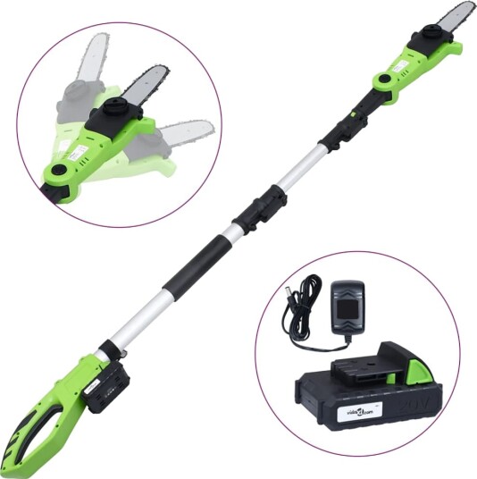 vidaXL Trådløs grensag med batteripakke 20V 1500 mAh Li-ion