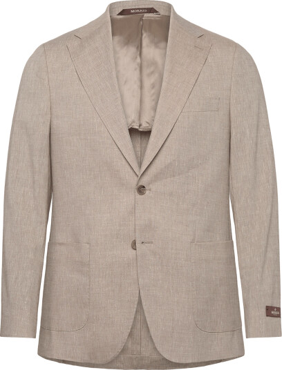 Morris Morris Linen Suit Jacket Beige 56