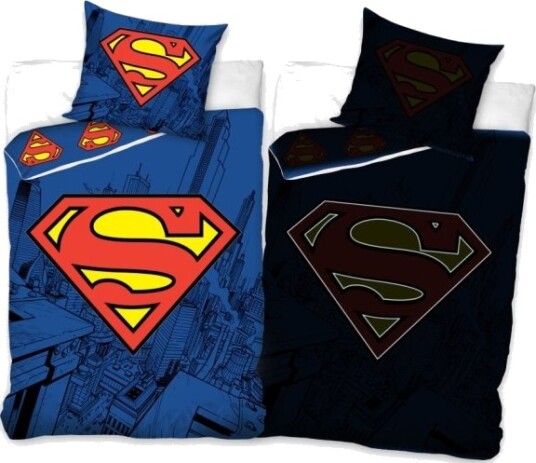 Superman Sengetøj 140 X 200 100 Procent Bomuld