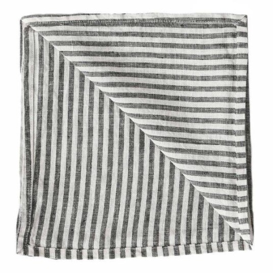 Tell Me More Serviett 45x45 cm gingham grey/white Tell Me More Serviett 45x45 cm gingham grey/white