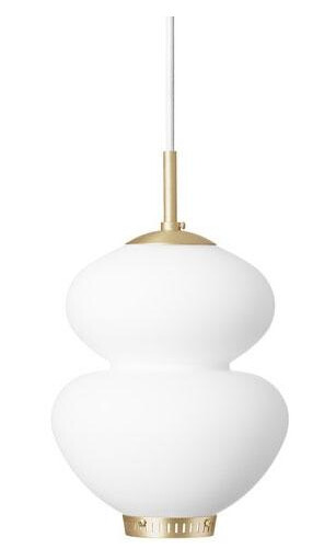 LYFA PEANUT 175 Taklampe Opal/Messing LYFA PEANUT 175 Taklampe Opal/Messing