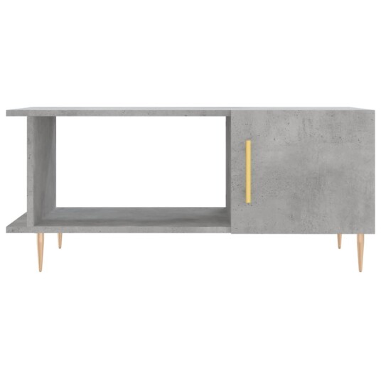Salongbord betonggrå 90x50x40 cm konstruert tre 8720845429416