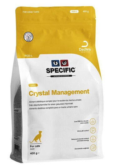 Specific Crystal Management Light Kattfôr 7 kg for Urinveishelse og Vektkontroll