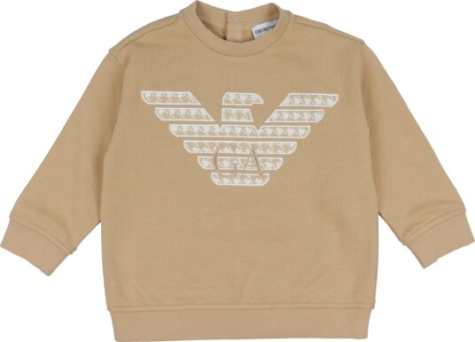 Emporio Armani Collegegenser   Zenzero Chiaro m. Hvit   Emporio Armani   18 md   Collegegenser Beige Gul