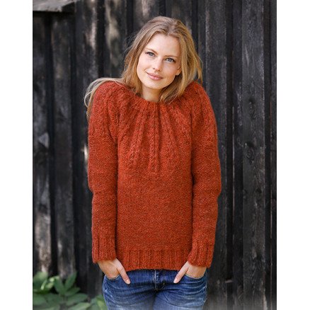 Â ClemenceÂ by DROPS Design Genser Strikkeoppskrift str S XXXL