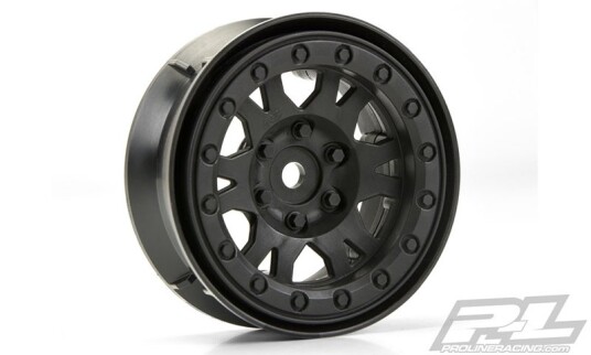 Pro-Line 276903 Impulse 1.9" Black Plastic Internal Bead-Loc Whe
