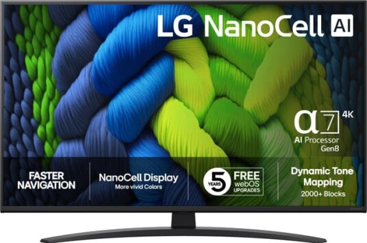 LG 43" NANO 82 4K NanoCell TV (2025) LG 43" NANO 82 4K NanoCell TV (2025)