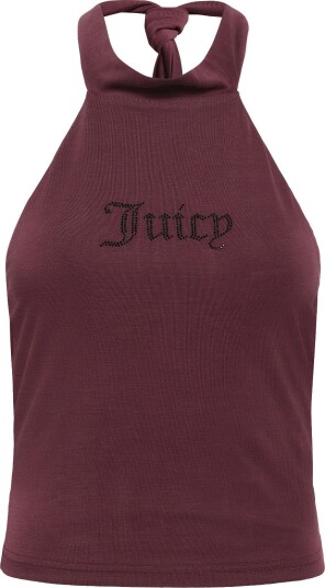 Juicy Couture Wesley Tie Back Top   WINETASTING   M