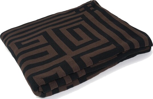 Ceannis Knitted Throw 160X130Cm Brown 160X130CM Ceannis Knitted Throw 160X130Cm Brown 160X130CM