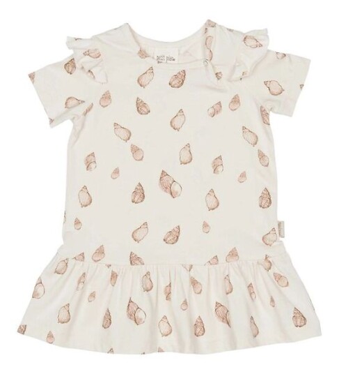 Petit Piao kjole SS Printed, Seashell
