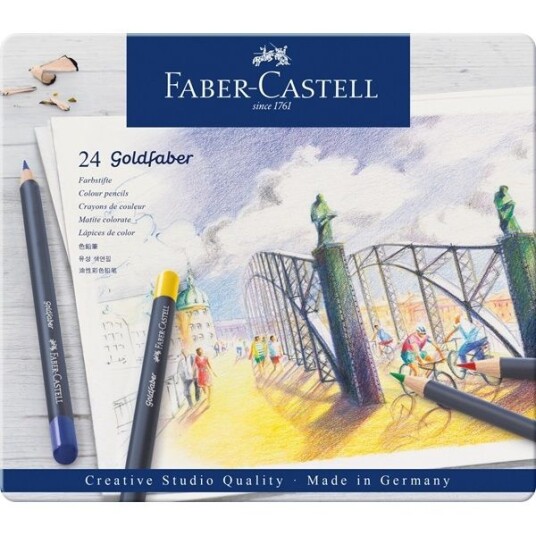 Faber-Castell Goldfaber Fargeblyanter 24-set