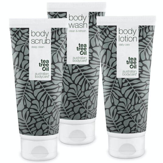 Australian Bodycare Body Wash & Body Scrub & Body Lotion Kit 3 x 200 ml Hudpleiesett