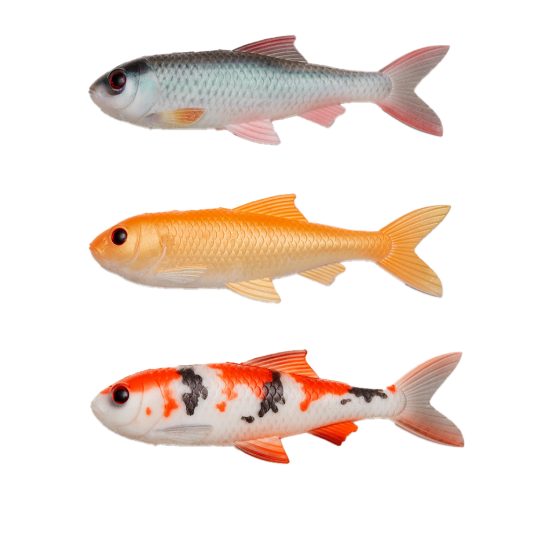 PulzBait Skinz Roach 15cm 3 pakning Roach+Koi+Gold Fish PulzBait Skinz Roach 15cm 3 pakning Roach+Koi+Gold Fish