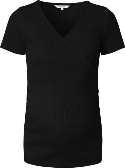 Noppies Sanson Nursing Rib Top Ss P090 BLACK XL