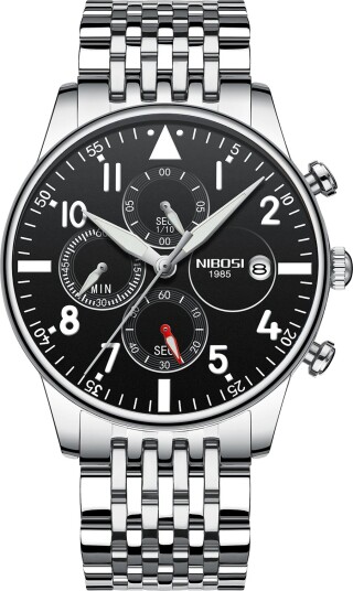 Nibosi Juggernaut Silver Black