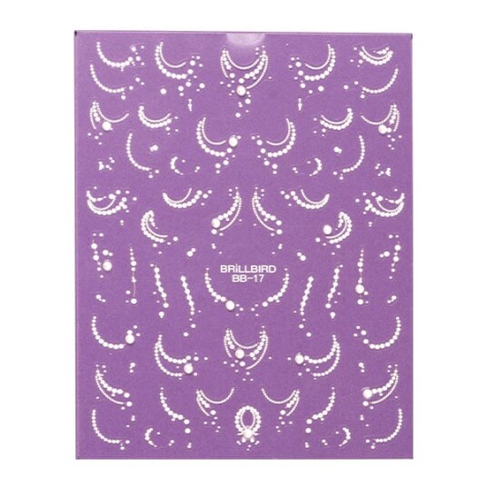 Brillbird Norge BB 3D NAIL STICKER   BB 17