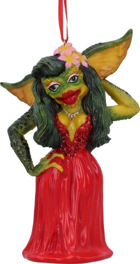Nemesis Now Greta Hengende Julepynt Figur i Kunstharpiks 13 cm Rød