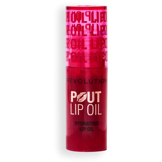 Revolution Beauty London Pout Lip Oil Cherry Red Revolution Beauty London Pout Lip Oil Cherry Red