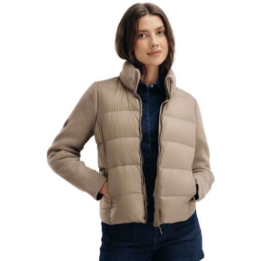 Woolland Snøfjellet Jakke Woman D09 Driftwood XL