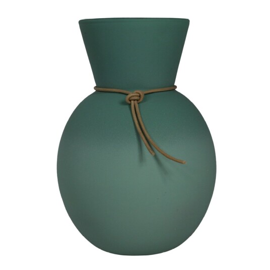 Nybro Crystal   Happy vase 25 cm blå hallon