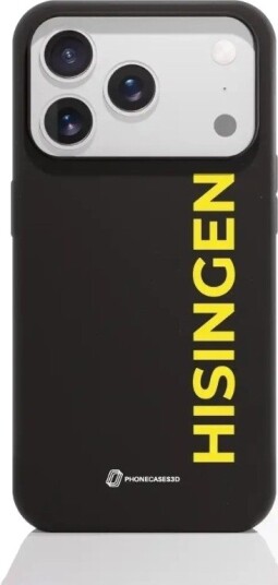 Phonecases3D iPhone 17 Pro BK Häcken komposterbart deksel, svart