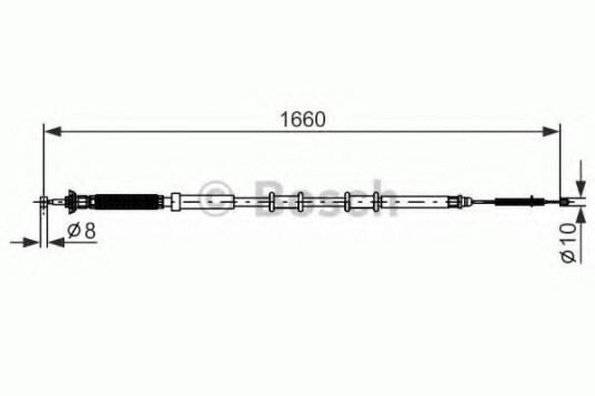 Bremsewire BOSCH 1 987 477 973 Bremsewire BOSCH 1 987 477 973