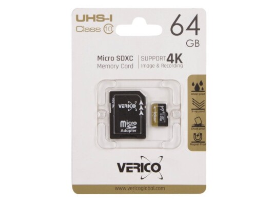 Verico Microsdxc 64 Gb, 64 Gb, Microsdxc, Klasse 10, Uhs-I