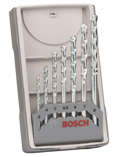 Bosch 7-delers steinbor-sett CYL-1 3; 4; 5; 5.5; 6; 7; 8 mm