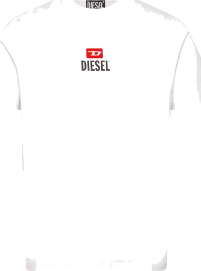 Diesel T Just  Small New D Logo Maglietta   White   XL
