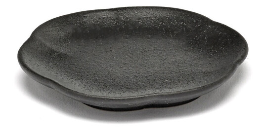 Serax Inku riflet tallerken S Ø8,9 cm Black