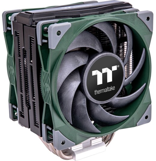 Thermaltake CL-P075-AL12RG-A CPU-kjøler 120mm Grønn Thermaltake CL-P075-AL12RG-A CPU-kjøler 120mm Grønn