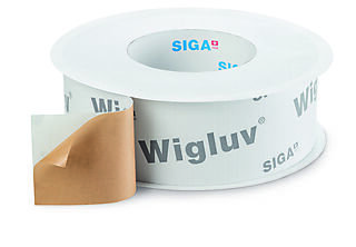 Siga tape til vindtetting 60 mm x 40 meter sort Siga tape til vindtetting 60 mm x 40 meter sort