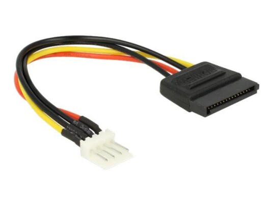Delock strømadapter - 4-pin mini-strømkontakt til SATA-strøm - 15 cm