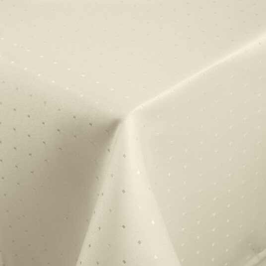 ERWIN M. Duk Nito kantet; 80x80 cm (BxL); Champagnebeige; Kvadratisk