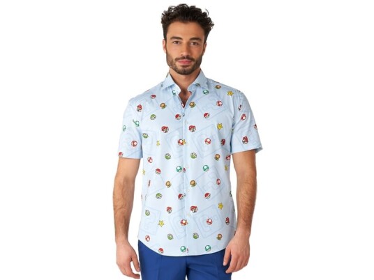 Oppo Merchandise Group B.v. Super Mario Skjorte Korte Ærmer