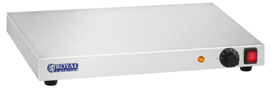 Royal Catering Varmeplate - Rustfritt stål - 250 Watts - 50 cm 10010417