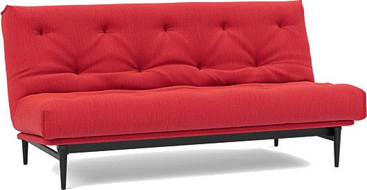 Sovesofa Colpus Sort Eik med Spring Madrass B 6001797