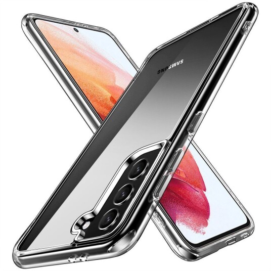 INCOVER Samsung Galaxy S21 Krystallklart Hybrid Plast Bakdeksel - Gjennomsiktig